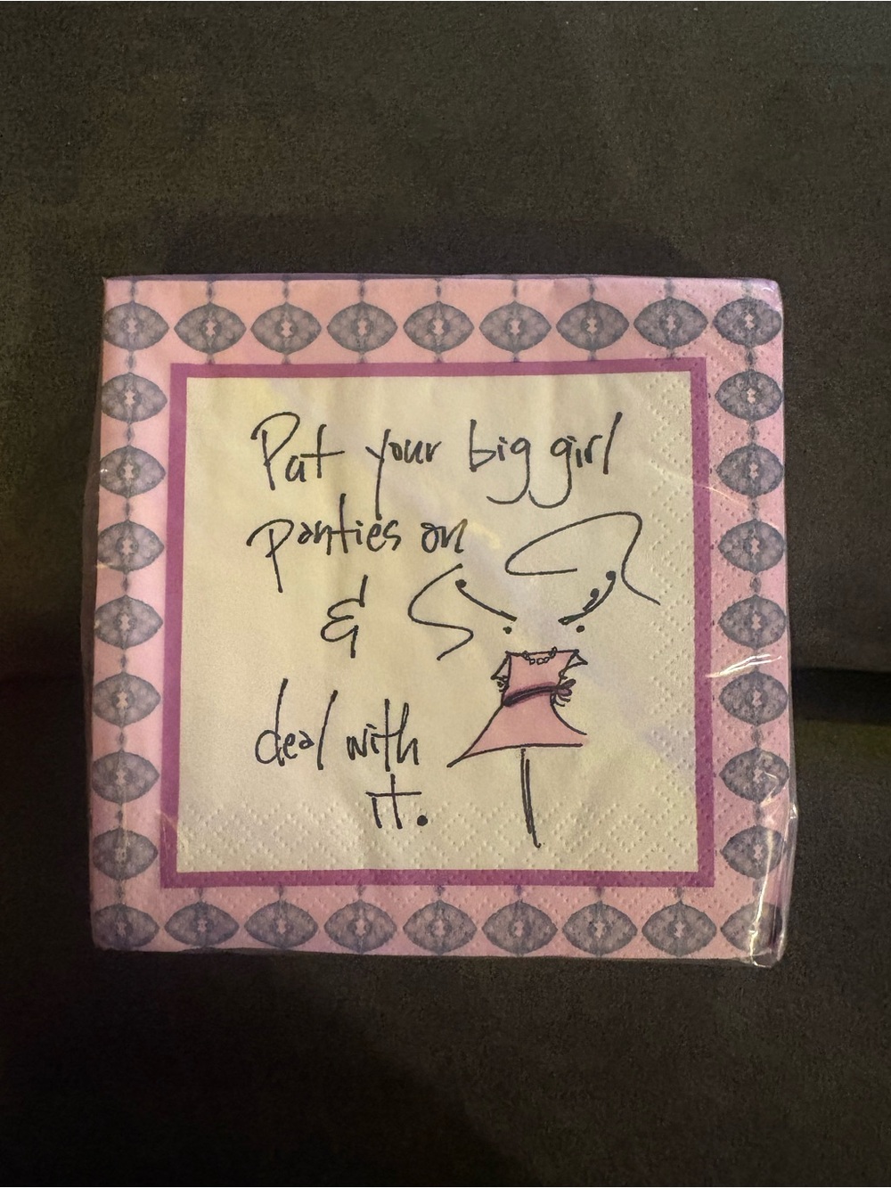 🔥5 FOR $25🔥 ‘Put Your Big Girl Panties On’ Cocktail Napkins